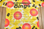 Vintage 1990s The Ten Commandments Of Bingo Graphic T Shirt