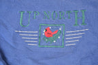 Vintage 1990s Up North Souvenir Cardinal Bird Crewneck Sweatshirt Made In USA