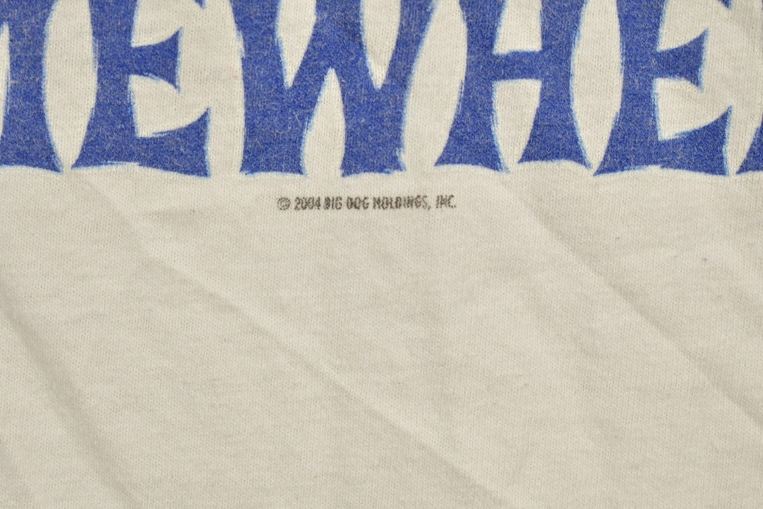 Vintage Big Dogs "Five O'Clock Somewhere" Funny Graphic T Shirt