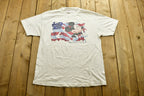 Vintage 90's Mickey USA Cartoon T-Shirt