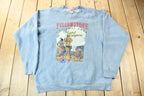 Vintage 1990s Yellowstone National Park The Land Geysers Crewneck