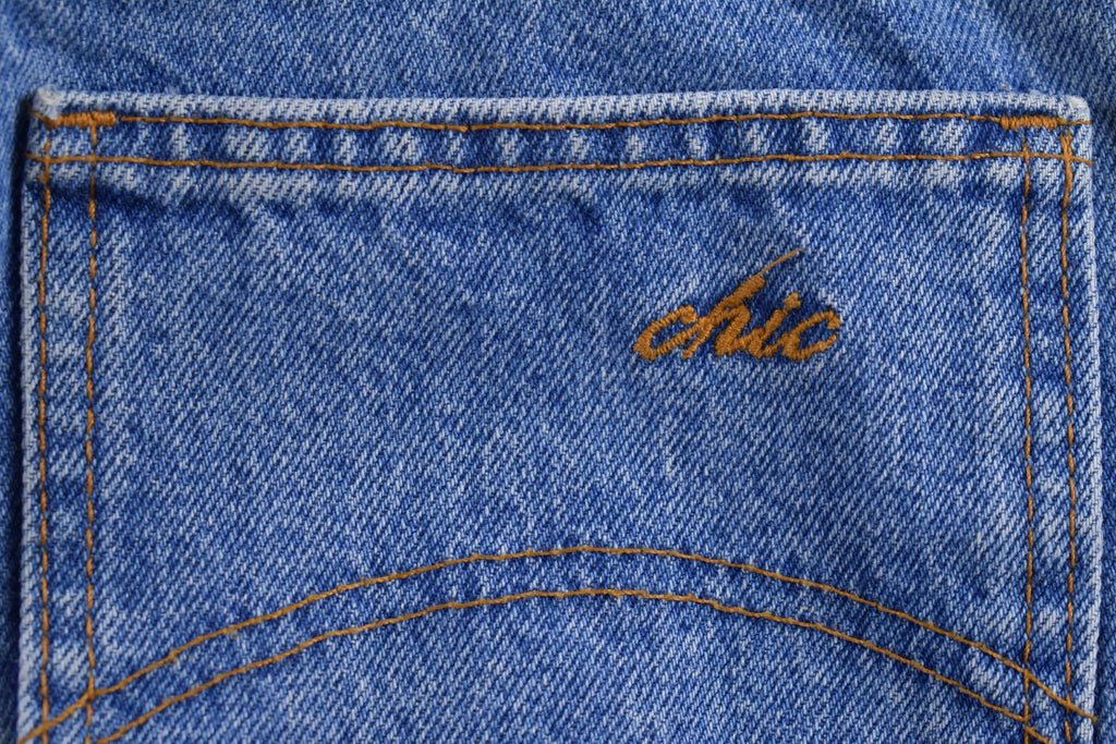 Vintage 1980's Chic Blue Jeans 27 x 28.5
