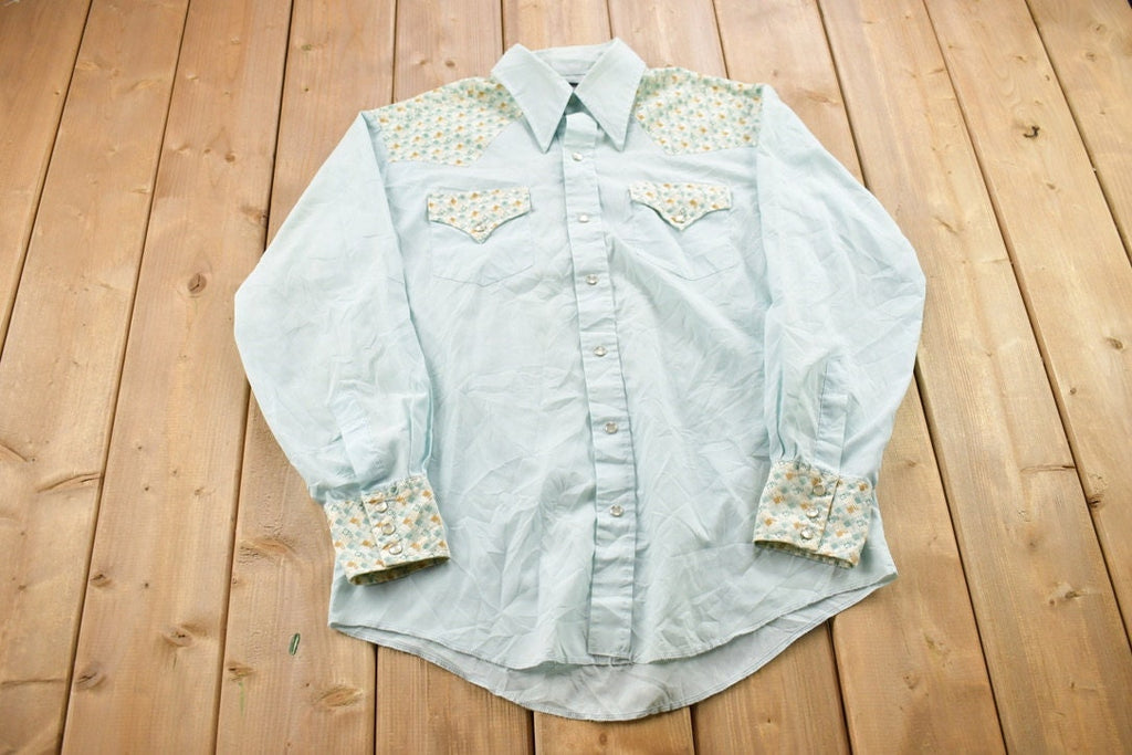 Vintage 1990s Champion Westerns Button Up Cowboy Shirt