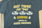 Vintage 1996 Warriors Hat Trick Souvenir T-Shirt