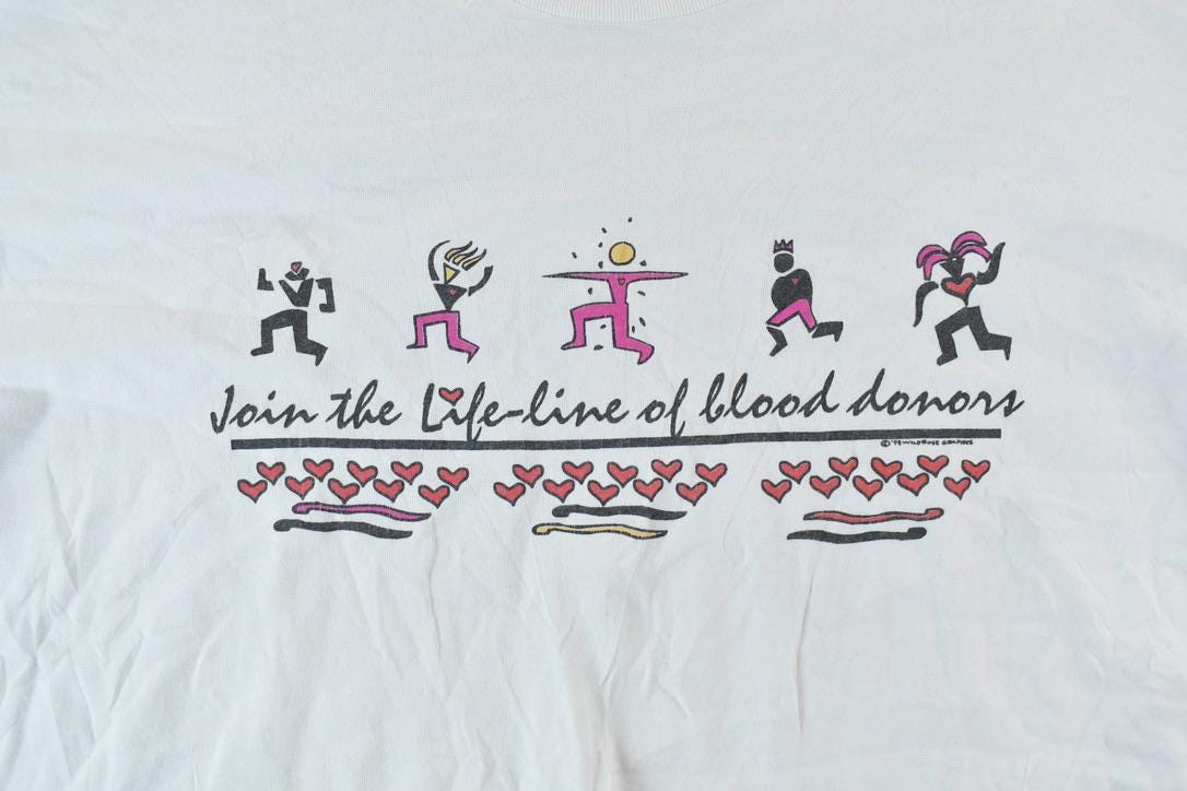 Vintage 1990s Donor Souvenir T-Shirt