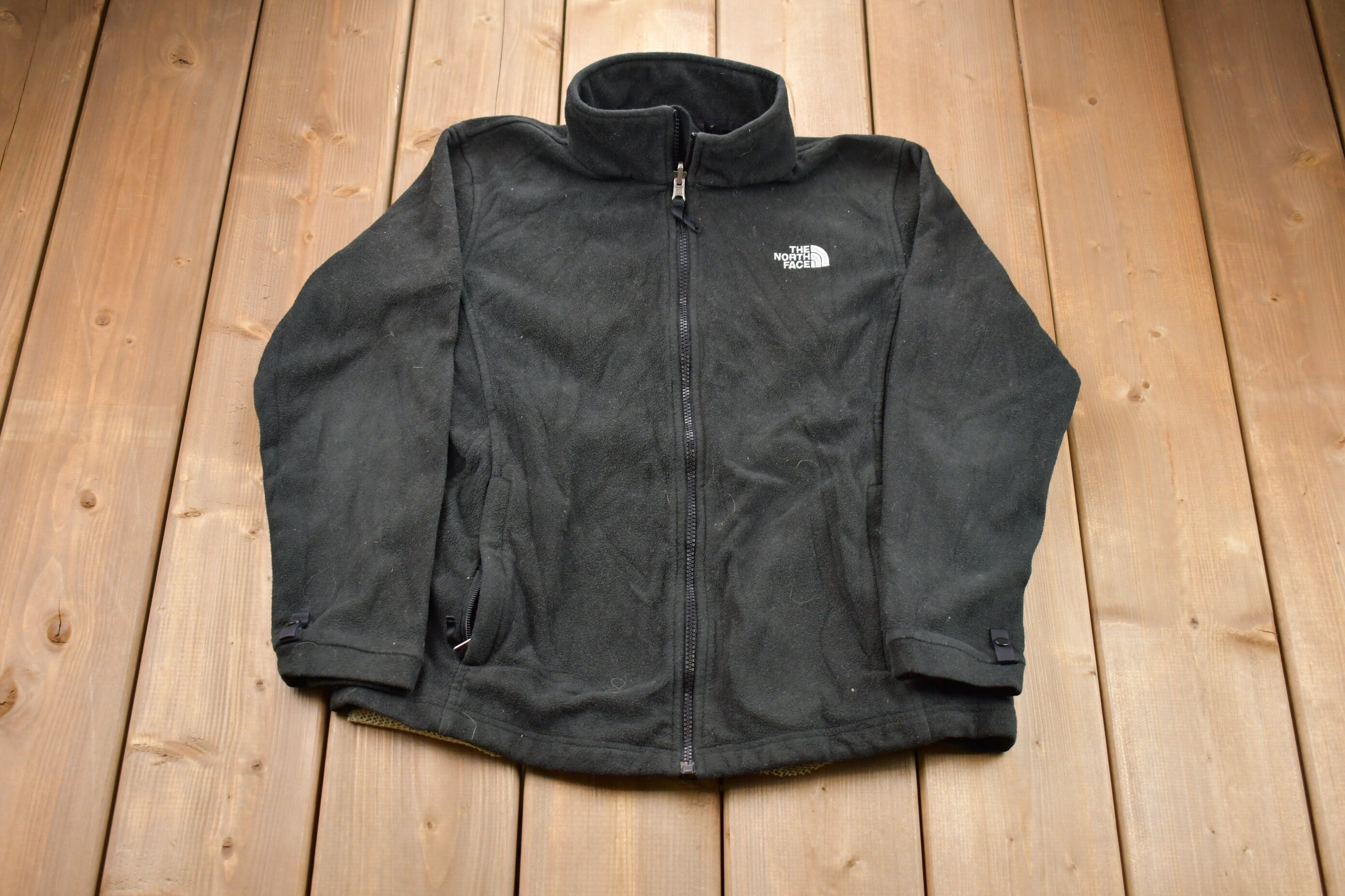 Vintage 1990s Kids The North Face Full Zip Fleece Sweater