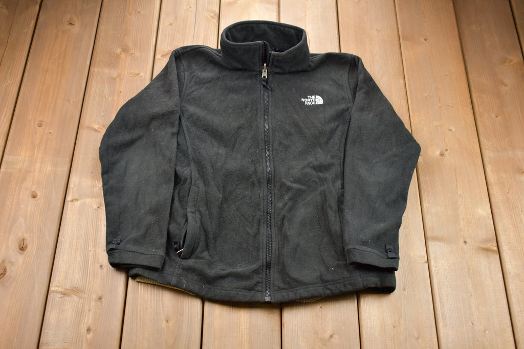 Vintage 1990s Kids The North Face Full Zip Fleece Sweater  Sportswear  90s Fleece  Streetwear  Athleisure  Hiking  90s TNF
