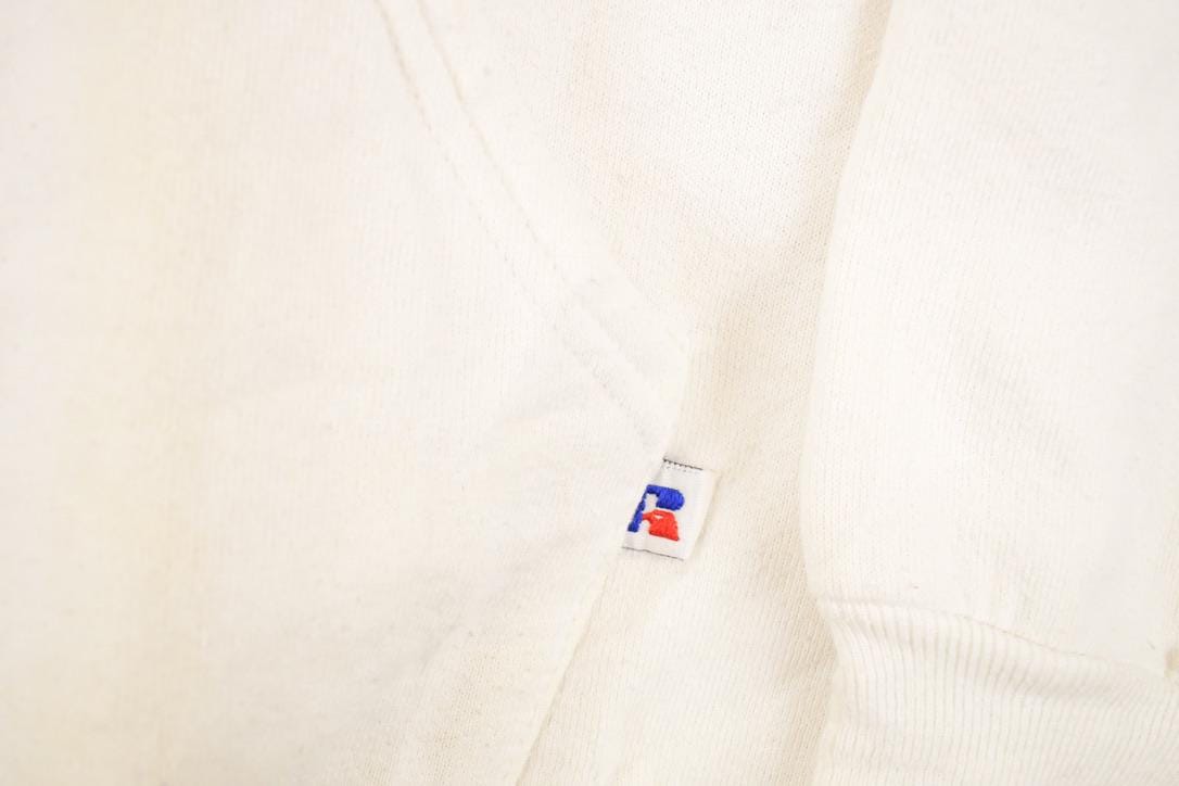 Vintage 1990s Russell Athletic Blank Hoodie Sweatshirt Men's M