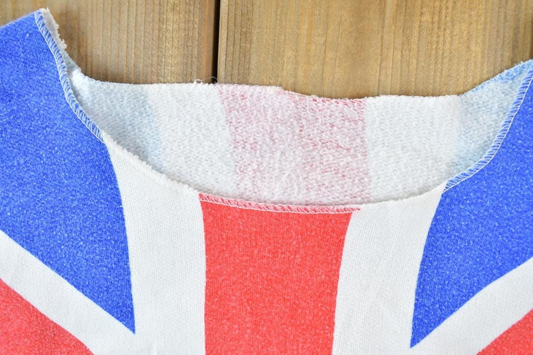 Vintage 1990s British Flag AOP Souvenir T-Shirt