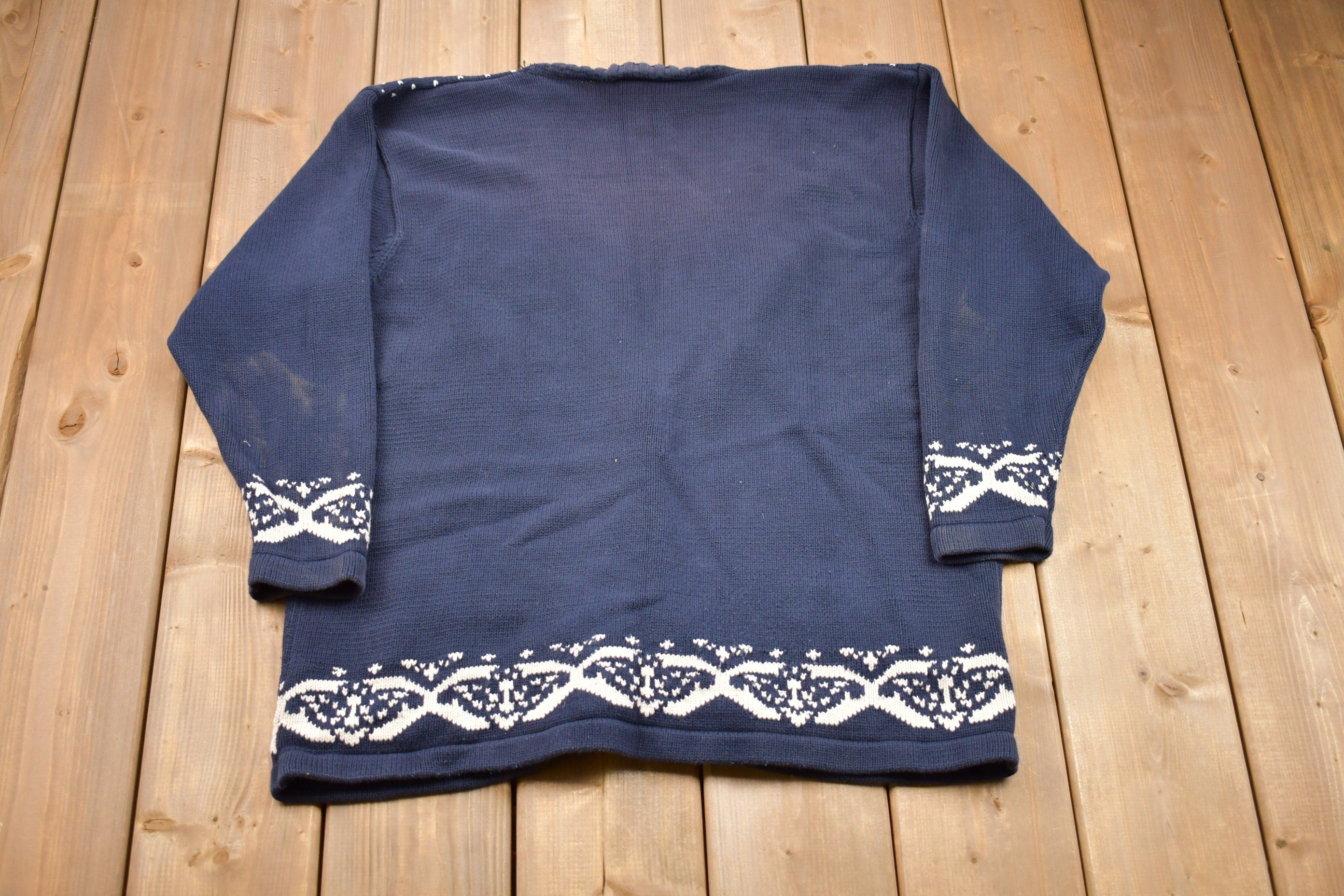 Vintage 1990s Leonard Woman Knitted Cardigan