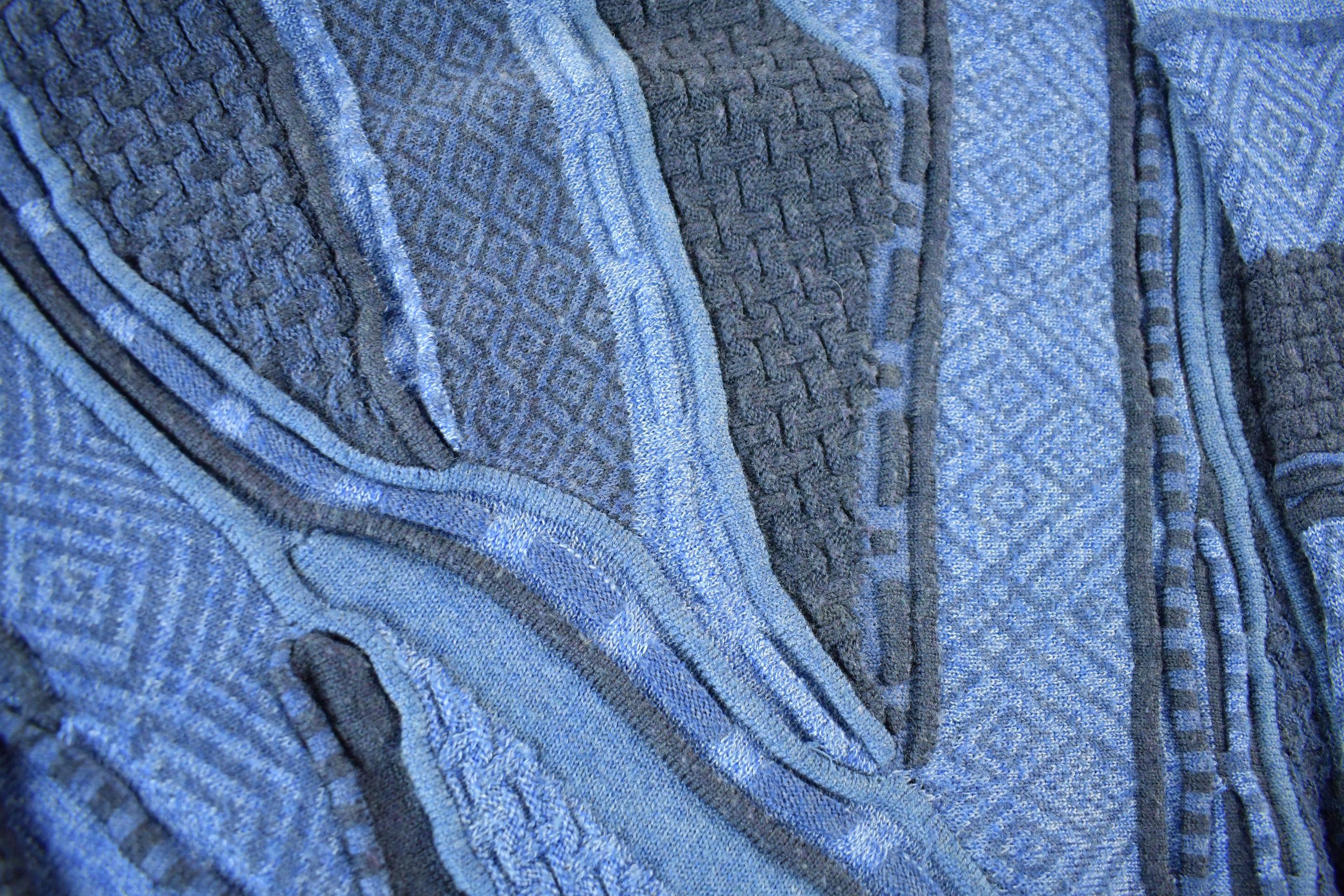 Vintage 1990s Slana 3D Cable Knit Crewneck Sweater Men's Large