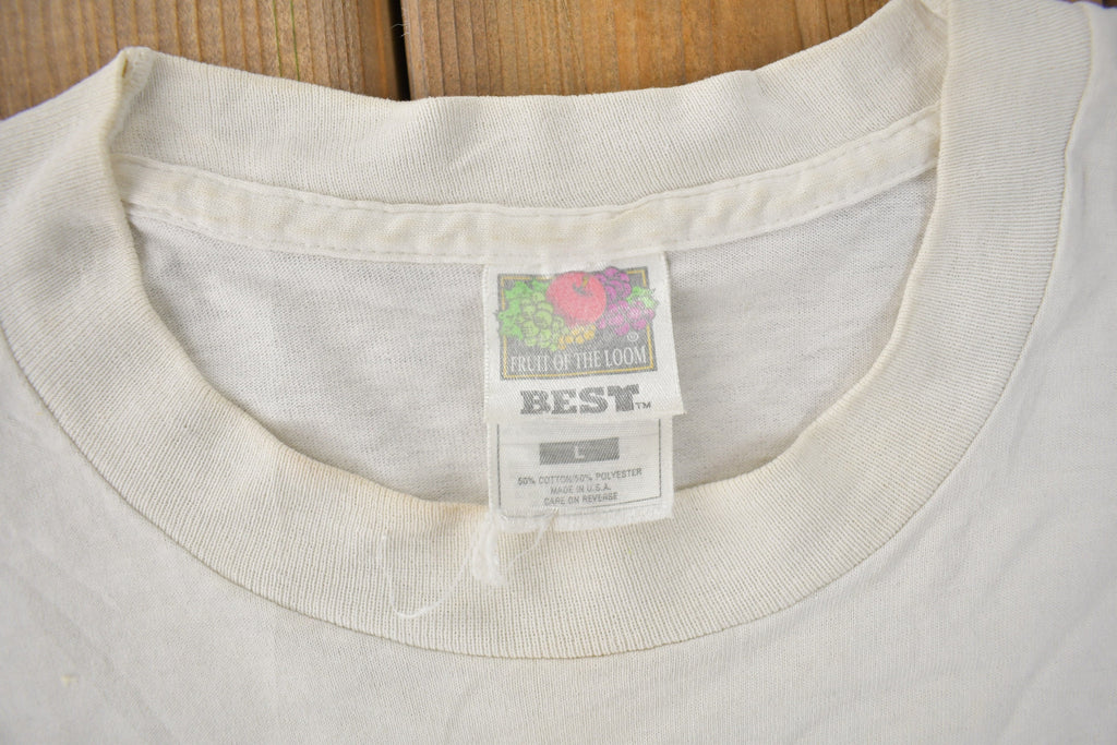 Vintage 1990s American Association For Respiratory Care Anti Smoking Single Stitch Graphic T Shirt Made In USA