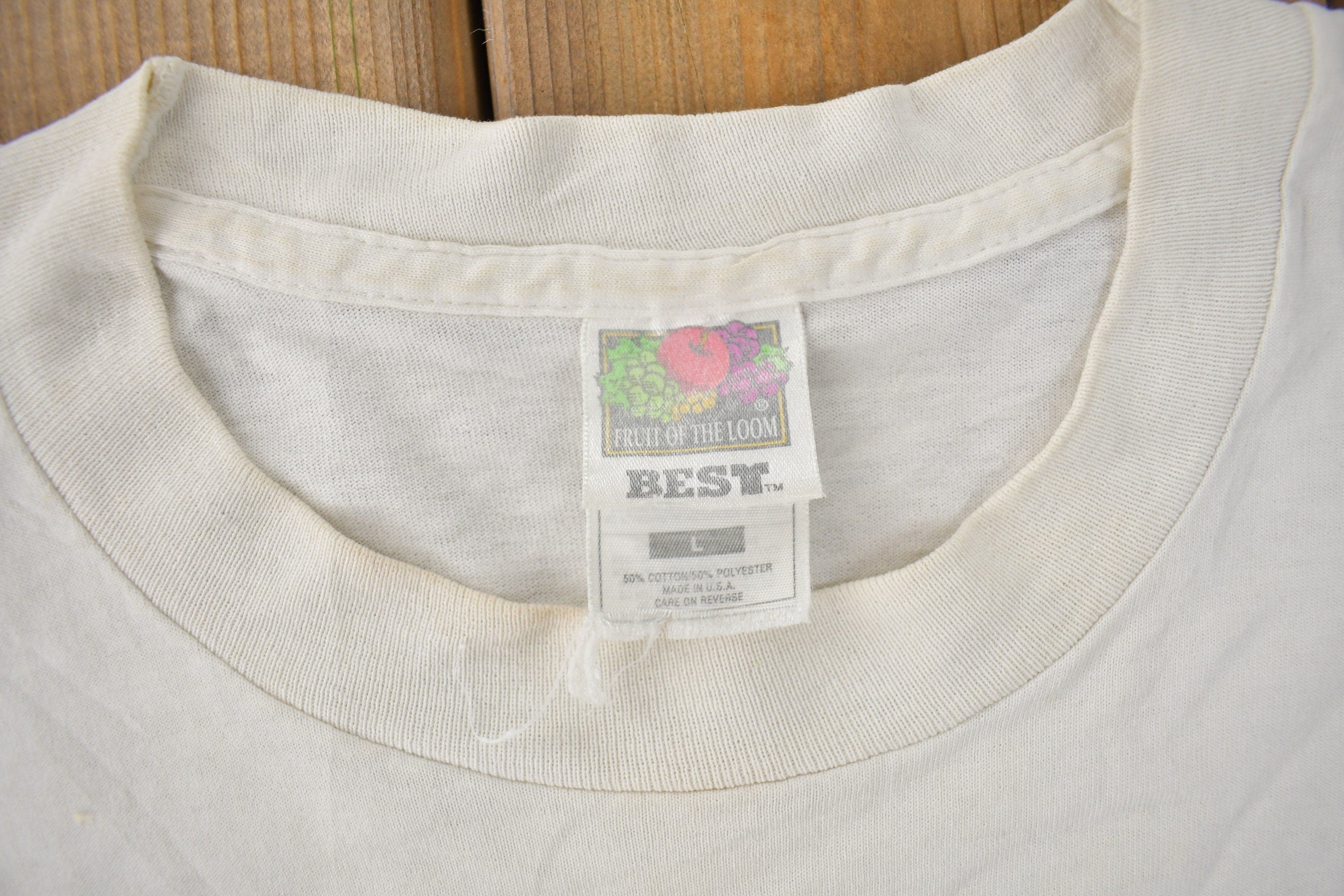 Vintage 1990s American Association For Respiratory Care Anti Smoking Single Stitch Graphic T Shirt Made In USA