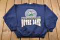 Vintage 1990s Notre Dame Fighting Irish Graphic Crewneck Sweatshirt
