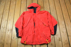 Vintage 1990s Red Windbreaker Jacket