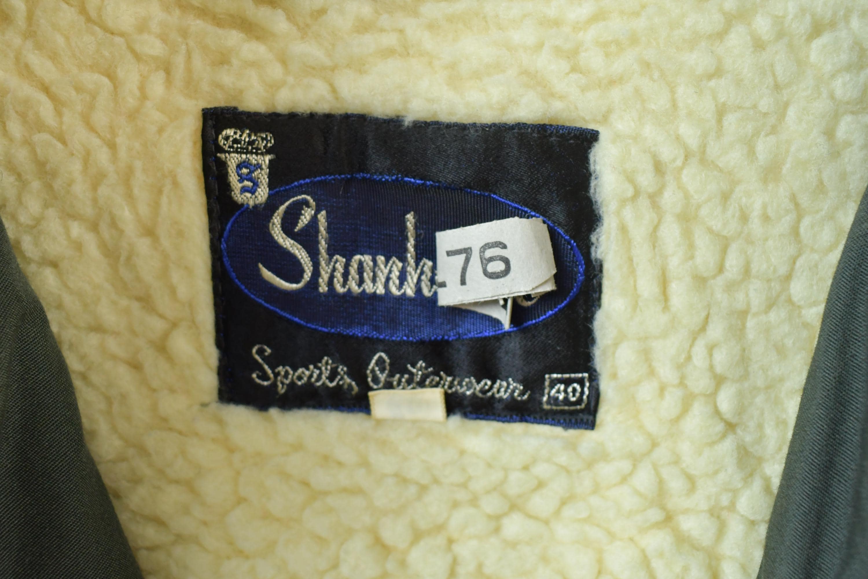 Vintage 1980s Shannahs Olive Green Light Jacket