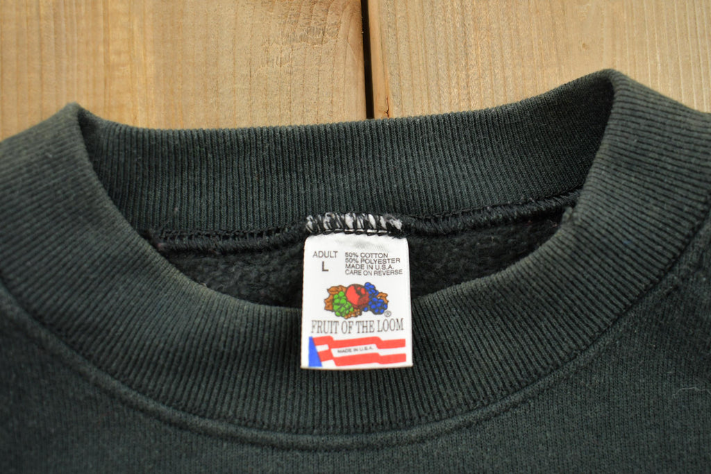 Vintage 1990s Doberman Pinscher Foundation Dog Crewneck  Vintage Sweatshirt  Outdoorsman  Wilderness Sweatshirt  Hunting  Dog Theme