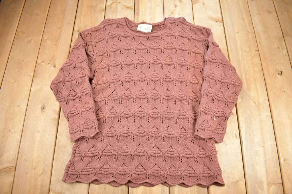 Vintage 1990s Sara Valentina Yarn Knit Sweater