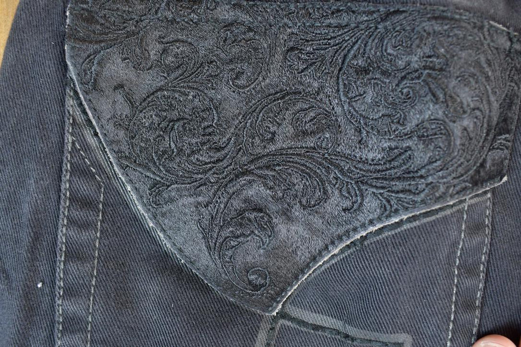 Vintage 1990s Pelle Pelle Hip Hop Denim Jeans Size 36 xs 34