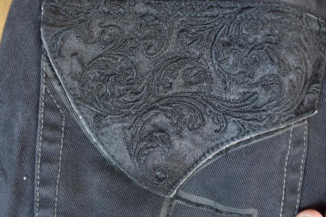 Vintage 1990s Pelle Pelle Hip Hop Denim Jeans Size 36 xs 34