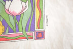 Vintage 1990's Maret Floral Souvenir Travel T-Shirt Women's M / 90s Single Stitch Graphic Destination Tee / Made in USA