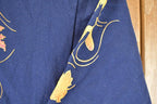 Vintage 1990s Gopher Sport Autumn Leaves Cute Collared Crewneck Sweatshirt Men's L