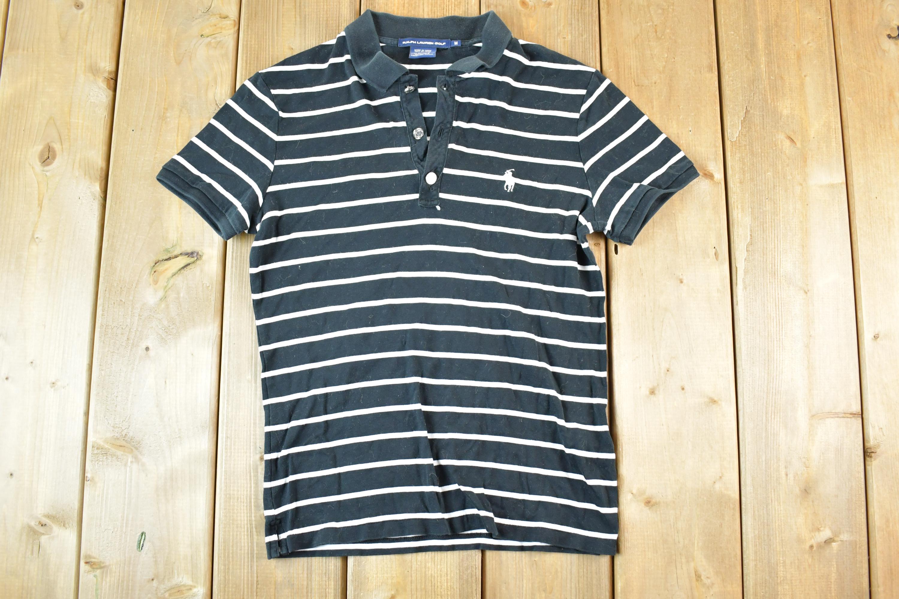 Vintage 1990s Ralph Lauren Golf Quarter Button Shirt Womens M