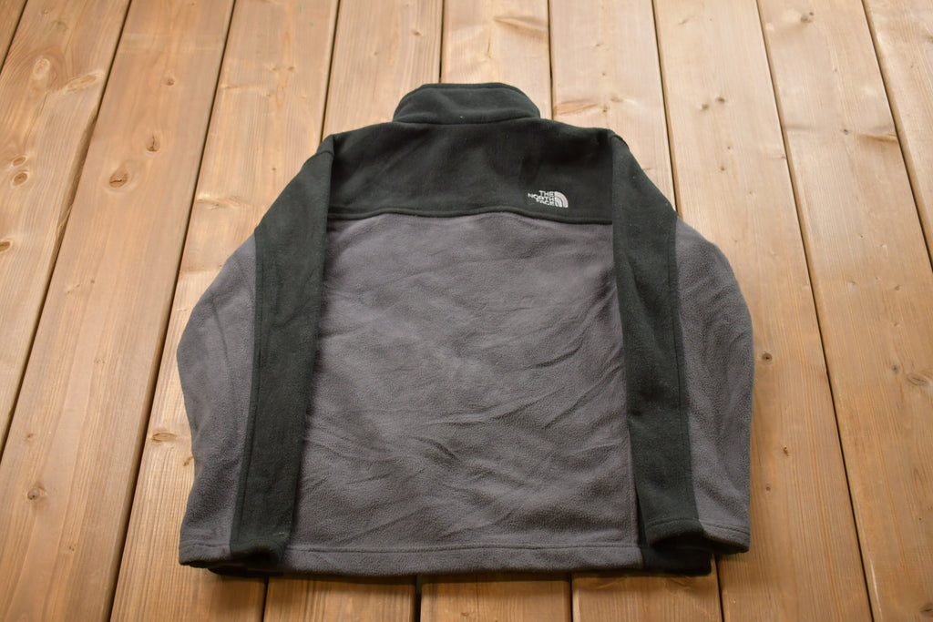 Vintage 1990s North Face Zip Up Fleece Sweater / Sportswear / 90s Fleece Jacket / Distressed / Streetwear / Athleisure / Hiking