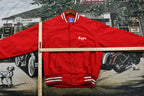 Vintage 1990s Champion Sportswear Satin Snap Button Bomber