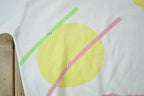 Vintage 1990s Fun Circle Pattern Knit Crewneck Sweater