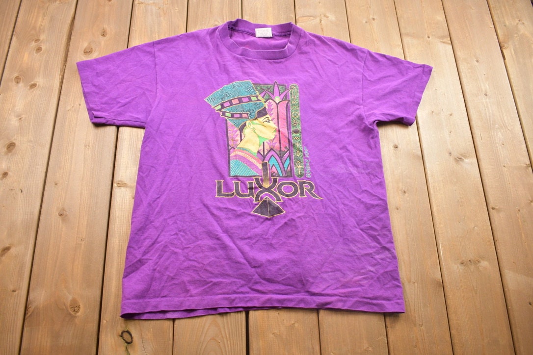 Vintage 1990s Las Vegas Luxor Pharaoh Souvenir T Shirt