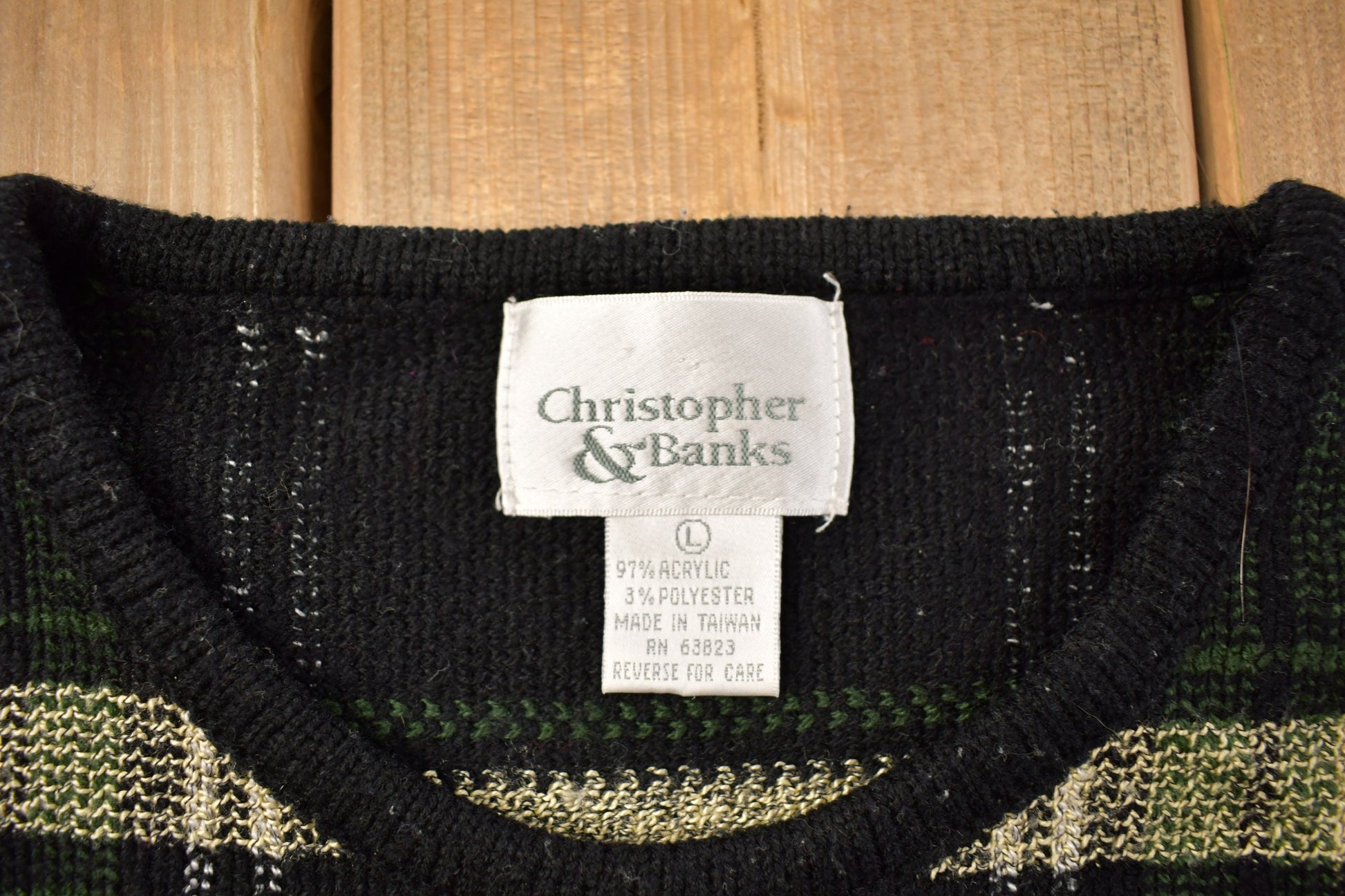 Vintage 1990s Christopher & Banks Knitted Crewneck Sweater
