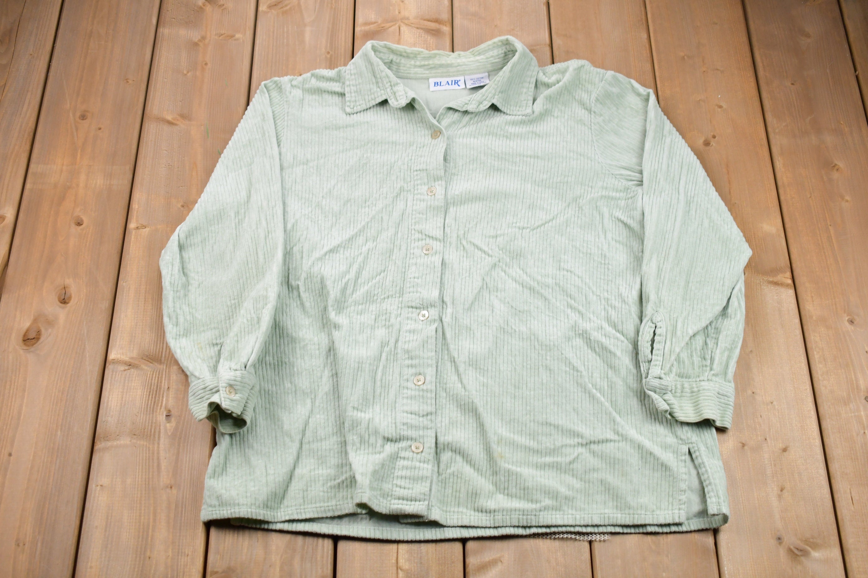 Vintage 1990s Blair Corduroy Button Up Shirt