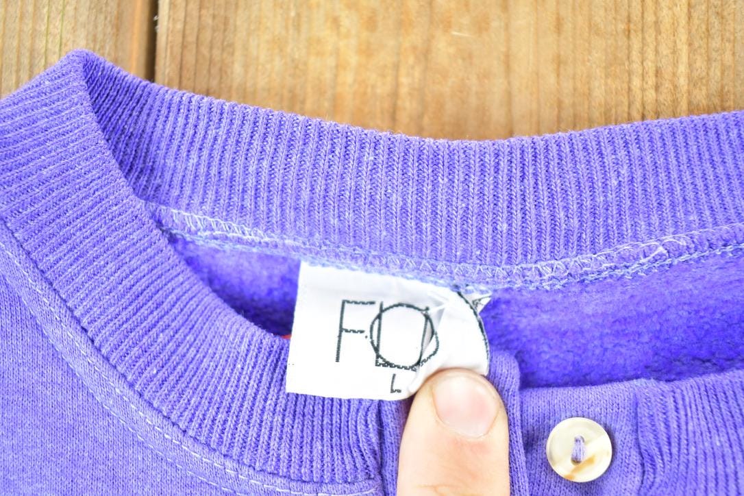 Vintage 1990s Flou Crewneck Sweatshirt Womens L