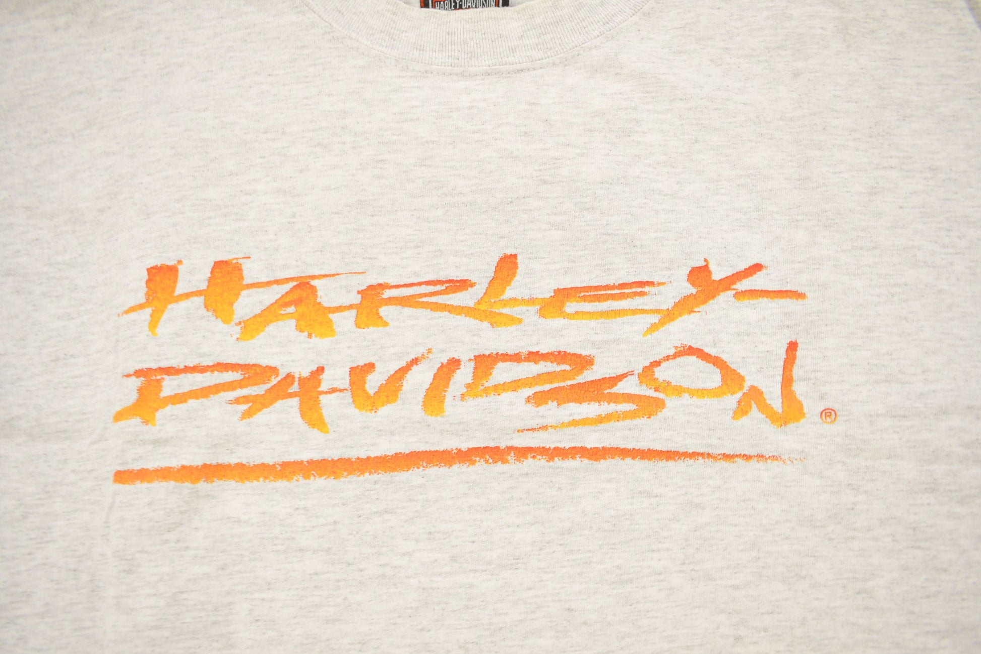 Vintage 1990s Lethbridge Harley Davidson Alberta Canada T-Shirt Made In Canada