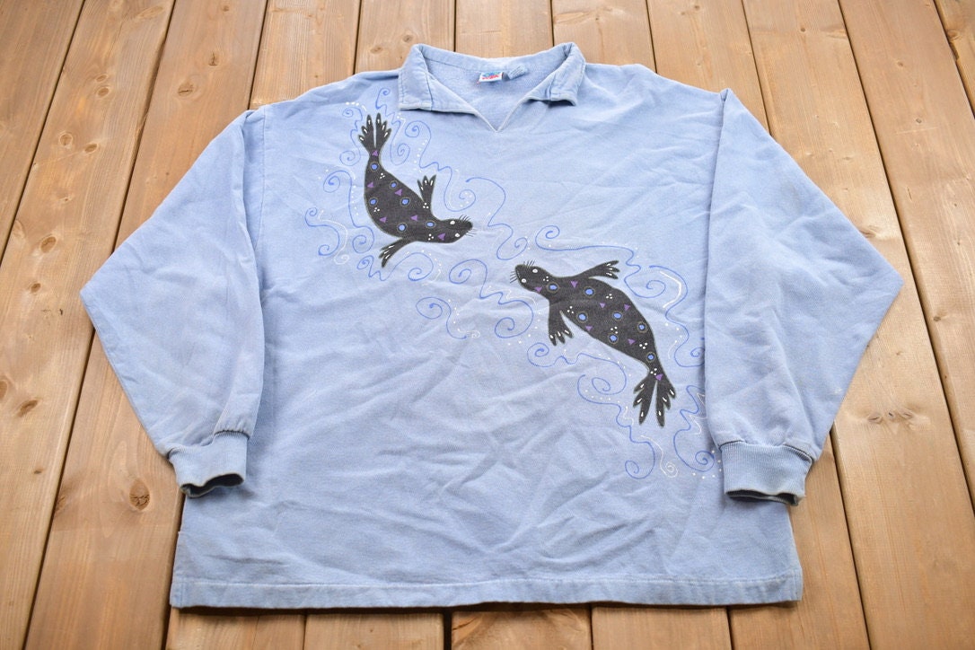 Vintage 1990s Animal Theme Sweater