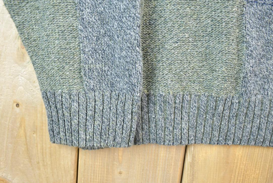 Vintage David Taylor Colour Block 1990s Knit Crewneck Sweater