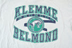 Vintage 1990s Single Stitch Russell Athletic Klemme Belmond Broncos Graphic T-Shirt