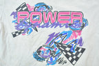 Vintage 1990s Power Dynamics Neon Graphic T-Shirt