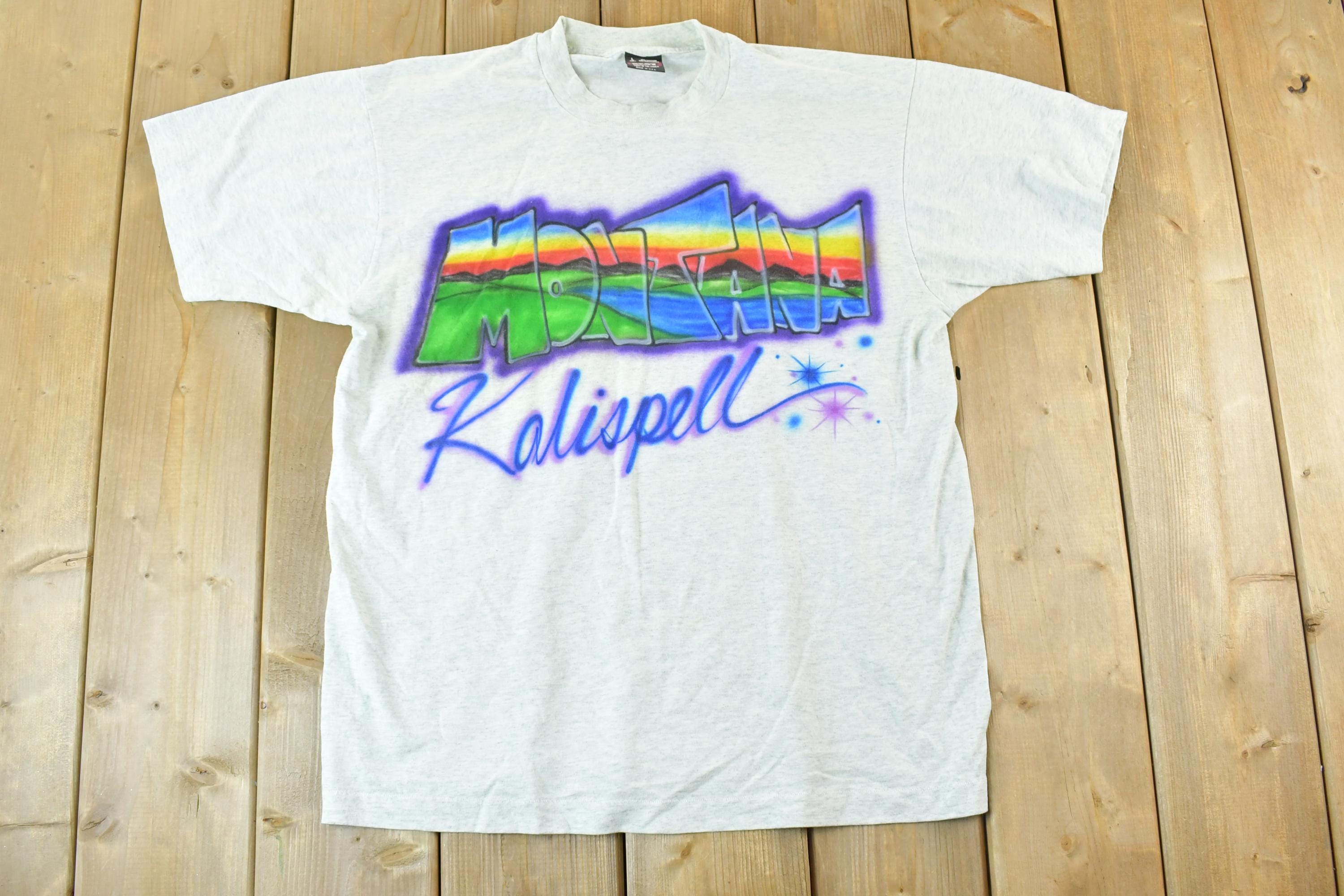 Vintage 1990s Montana Airbrushed Single Stitch T-Shirt