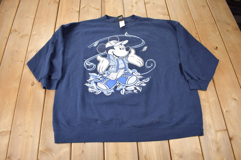 Vintage 1990s Mickey Mouse Graphic Disney Crewneck Size 3X Women's