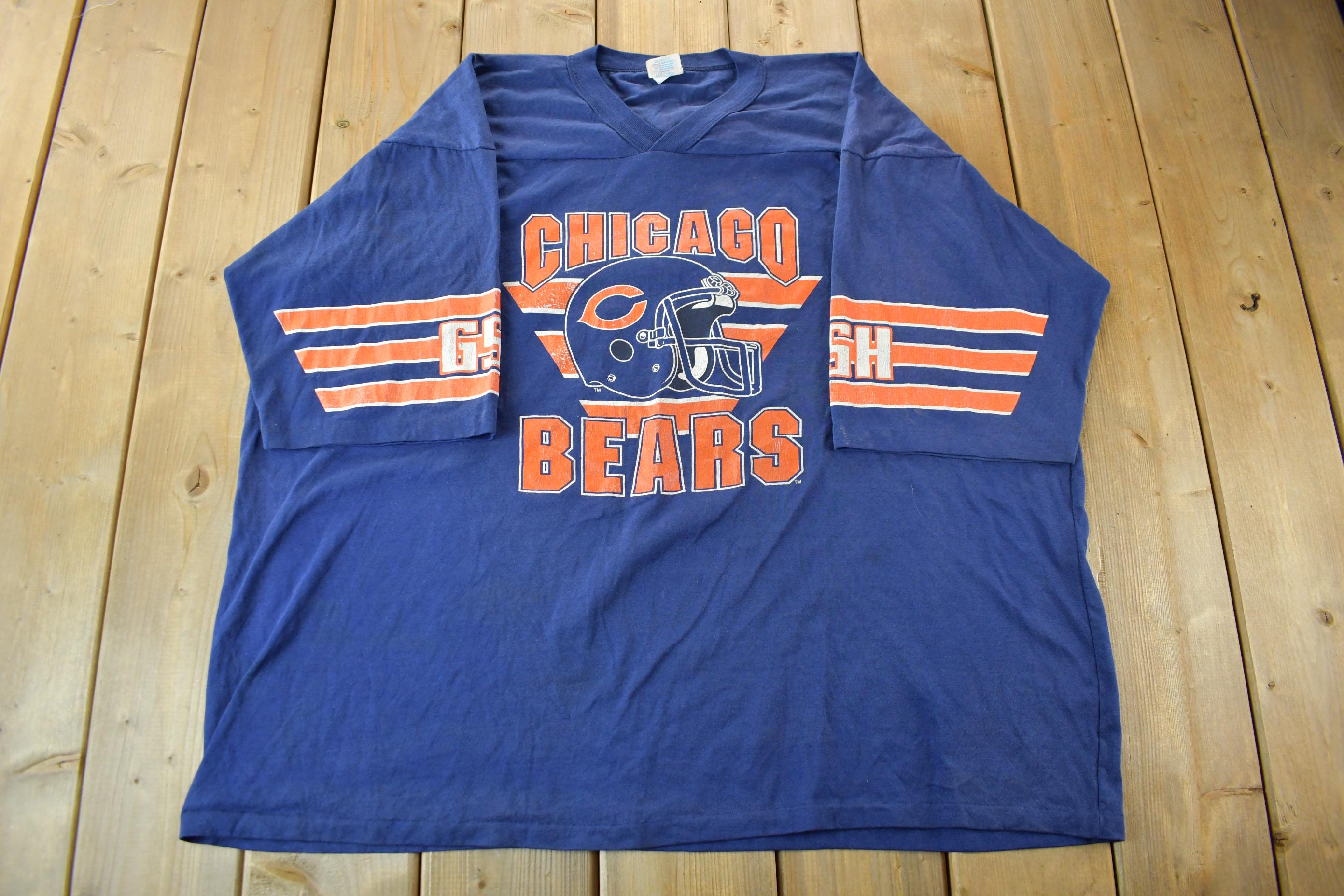 Vintage 1990s Chicago Bears NFL Graphic T-Shirt