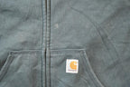 Vintage Y2K Carhartt Thermal Lined Heavy Weight Rain Defender Zip Up Hoodie