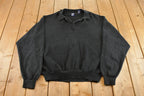 Vintage 1990s Gap Knit Rugby Sweater Men's XL
