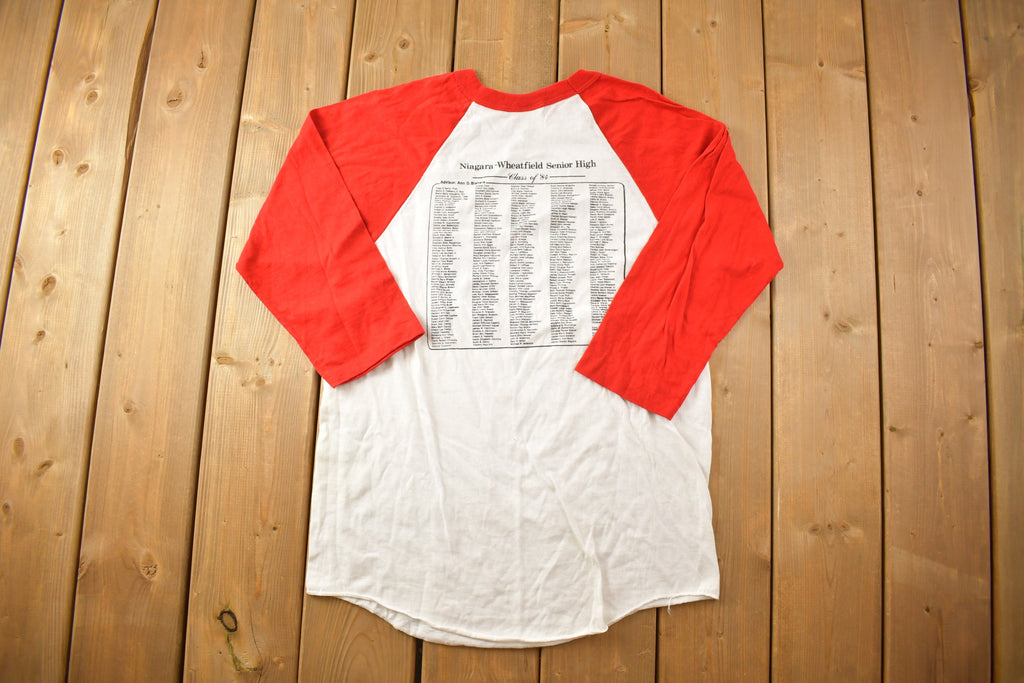 Vintage 1980s Out The Door In '84 Graduation Graphic T Shirt