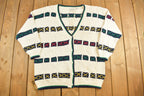 Vintage 1990s Womans Fitting Image Knitted Cardigan Sweater