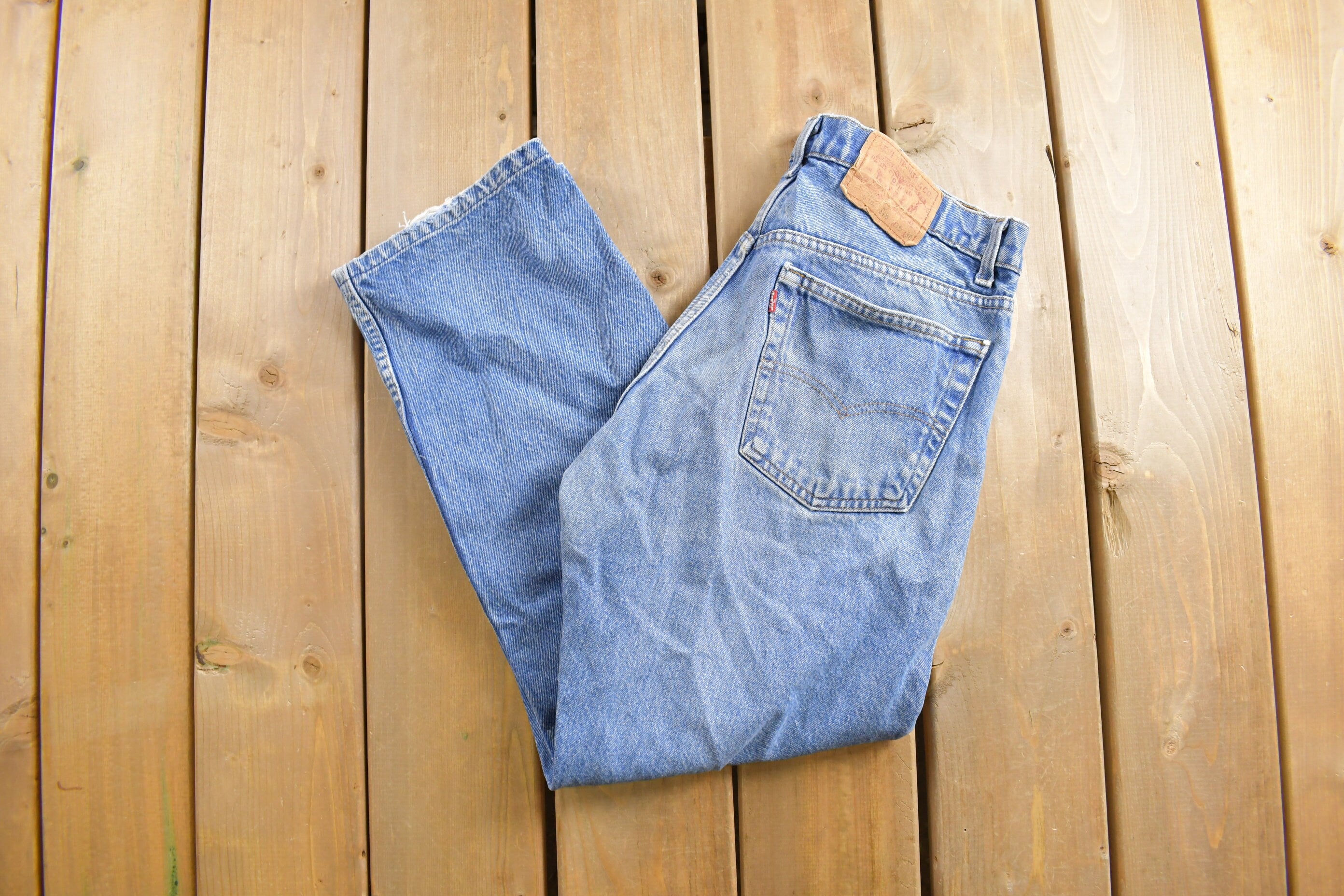 Vintage 1980s Levi's Red Tab Denim Jeans Size 34 x 26.5