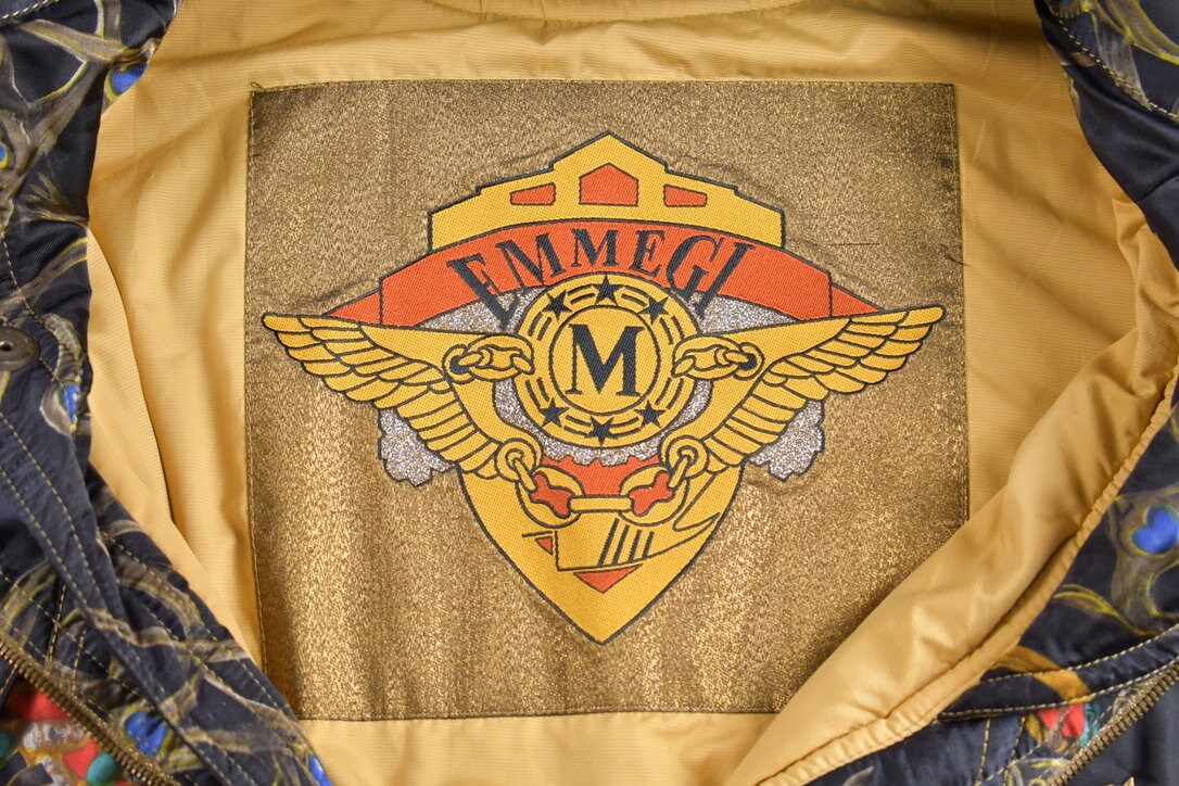 Vintage 1980s Emmegi All Over Graphic Jacket