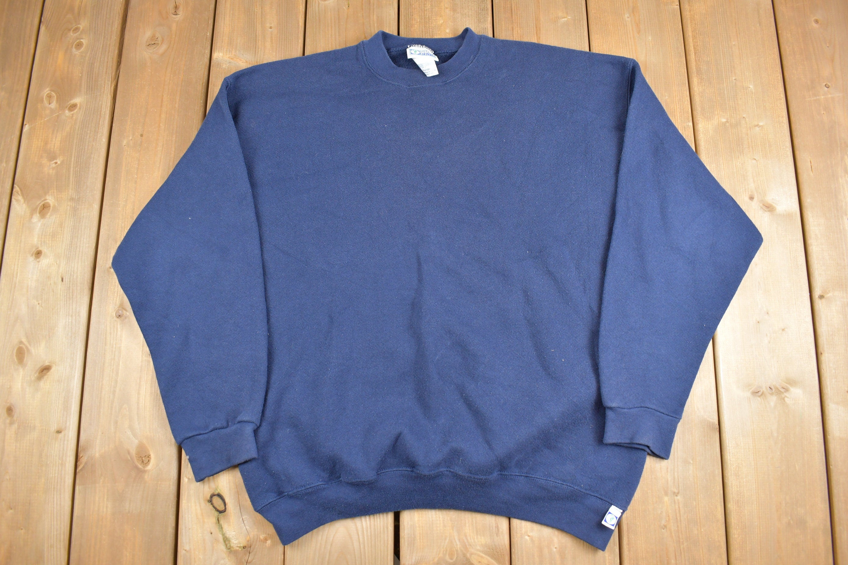 Vintage 1990s Blank Discuss Athletic Crewneck Sweatshirt