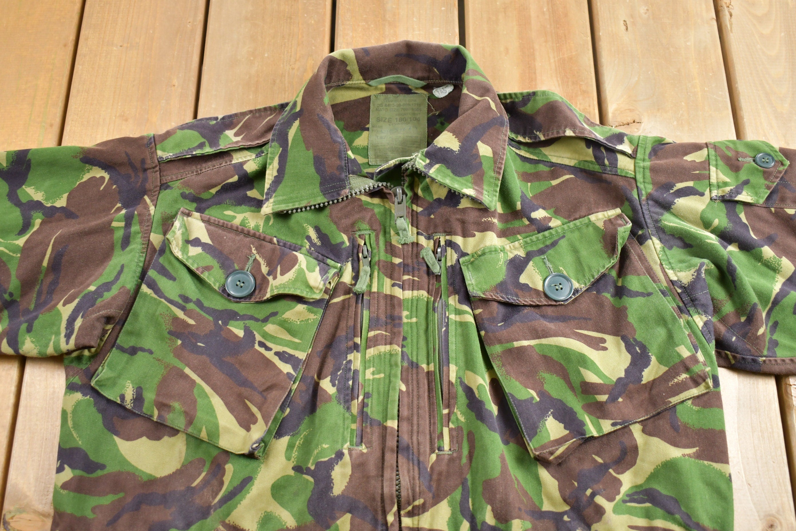 Vintage 1999 Military Smock Jacket